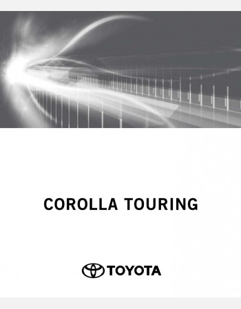 toyota corolla touring 2020-2021 owners manual